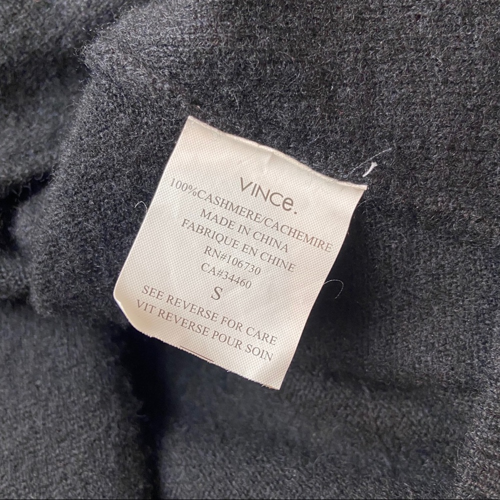 SOLD EUC Vince 100% Cashmere Shawl Collar Cardigan - Picture 7 of 7